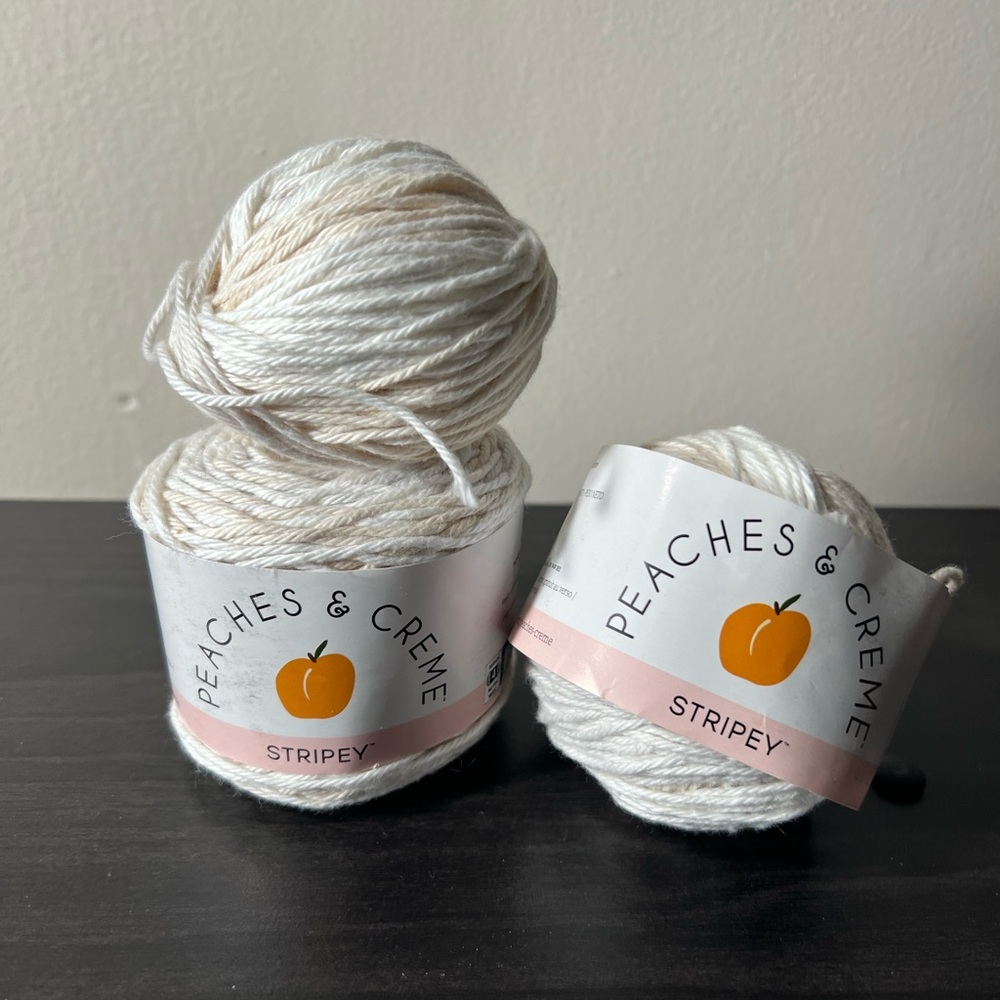 Peaches & Creme Stripey Yarn